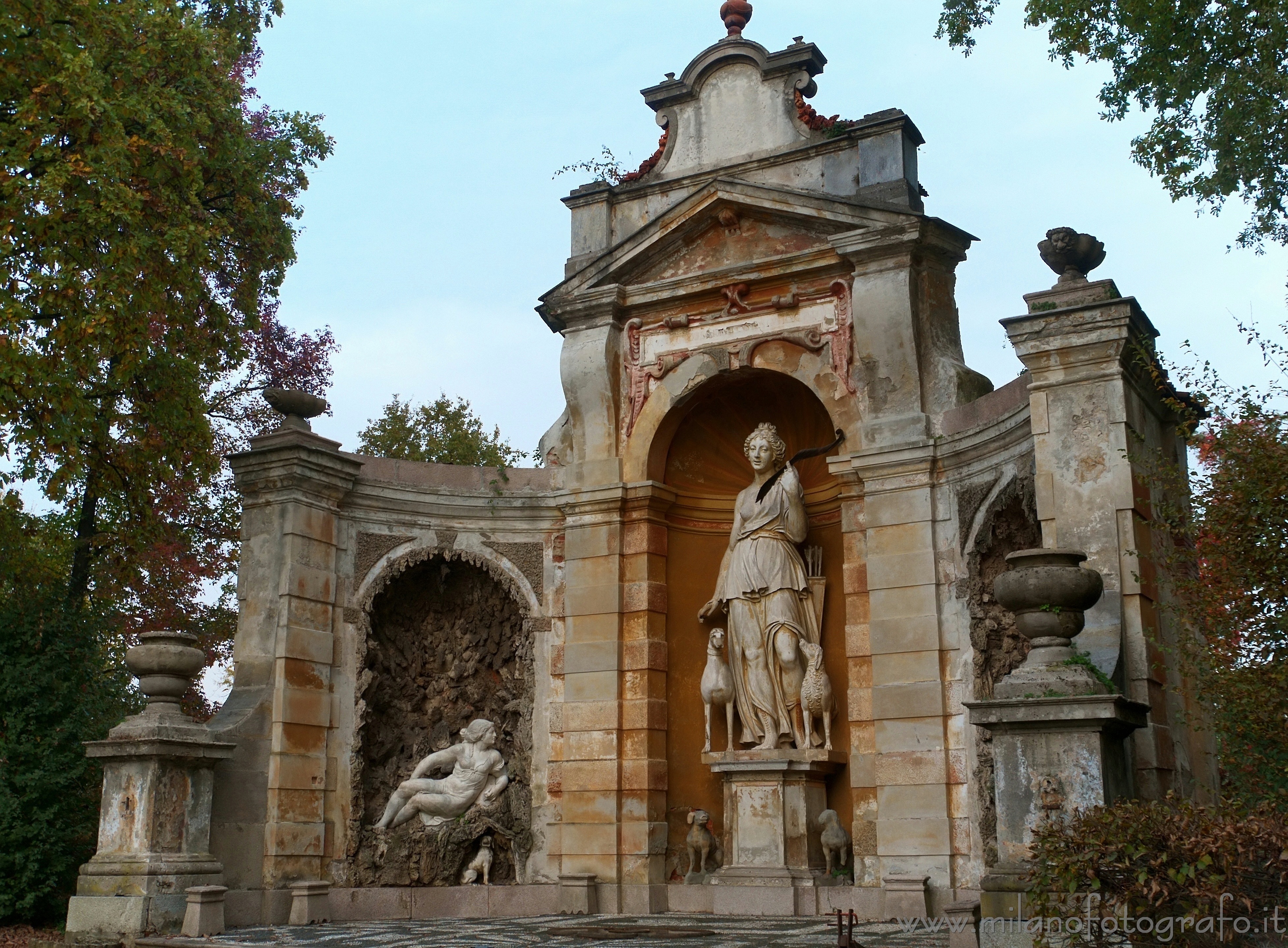 Bollate (Milan, Italy) - Diana Theatre in the park of Villa Arconati